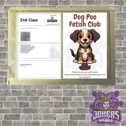 Dog Poo Fetish Club Prank Mail - Funny Practical Joke