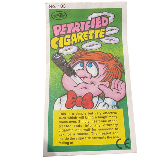 Jokez 'n' Prankz Petrified Cigarette (Envelope) Front