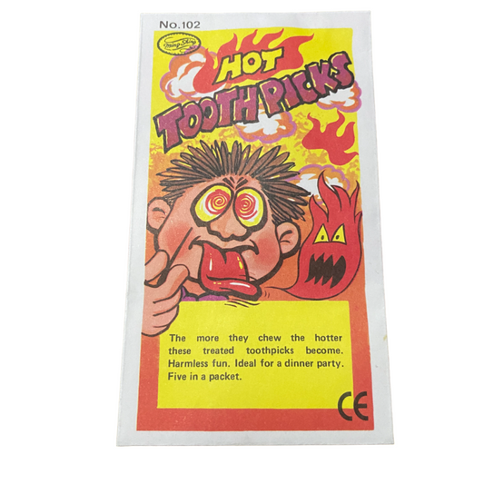 Jokez 'n' Prankz Hot Toothpicks (Envelope) Front