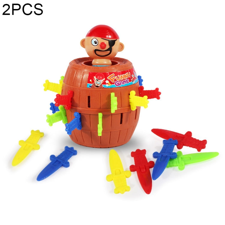 The Pirates Pop Up Insert Sword Barrel Table Game - 2 Pcs