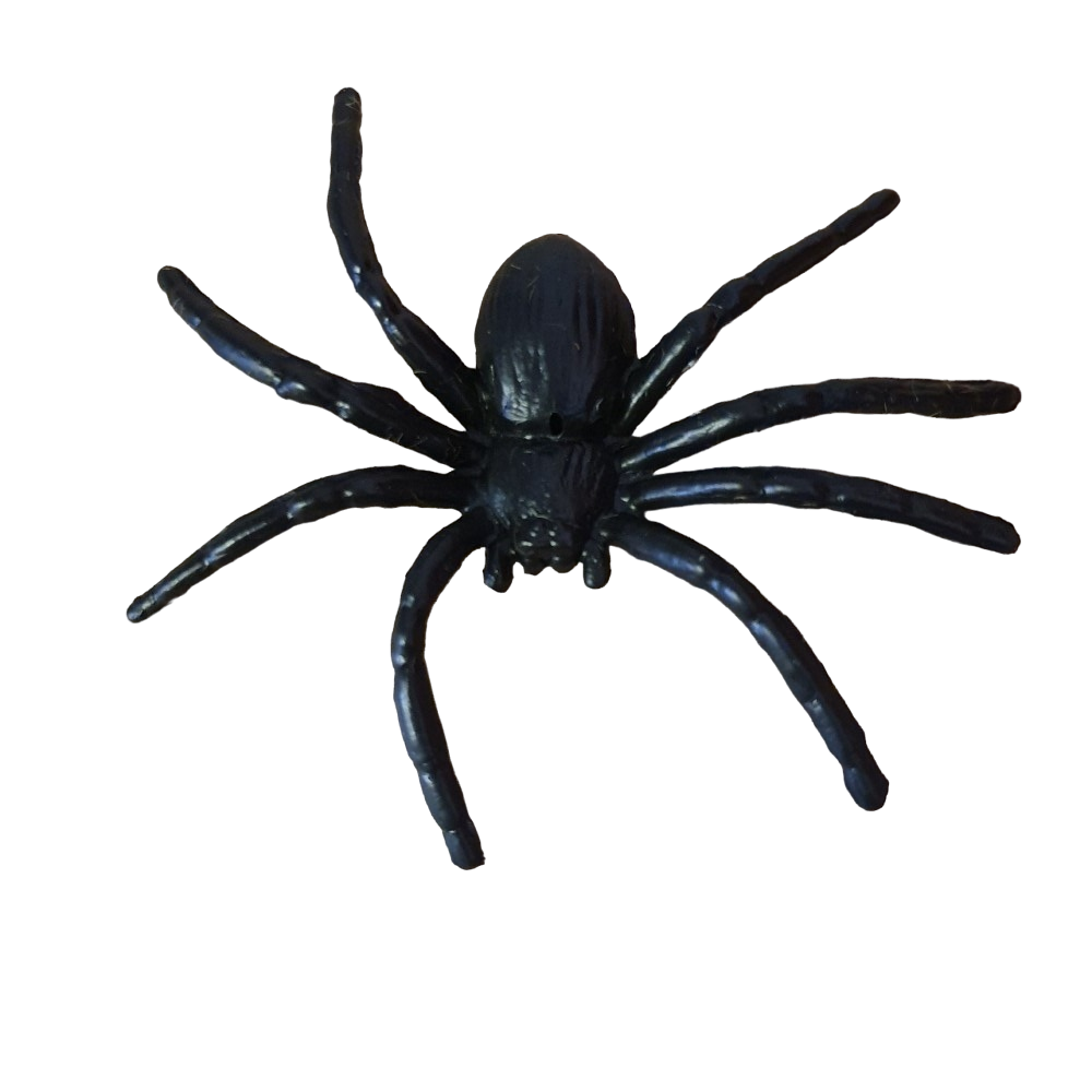 Fake Rubber Plastic Spider - Black