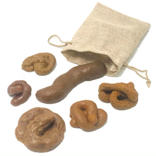 6 Pcs Realistic Soft Fake Dog Poo Joke Gift - JokersWorld.co.uk