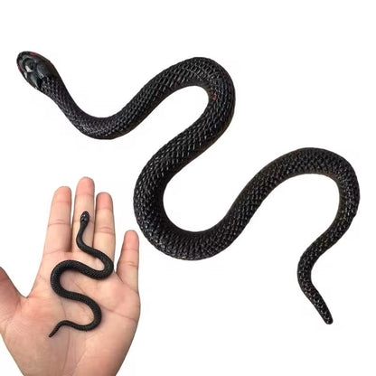 Mini Black Rubber Fake Snake - JokersWorld.co.uk