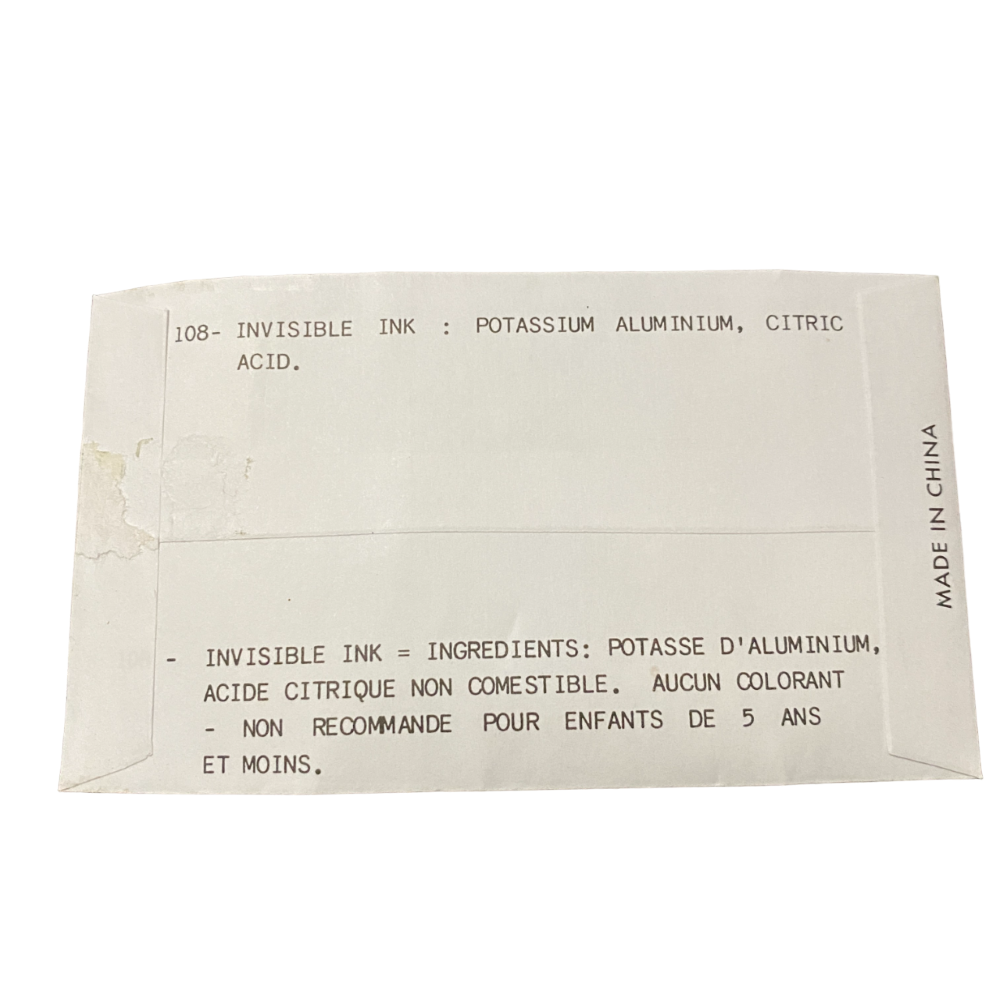 Jokez 'n' Prankz Invisible Ink Powder (Envelope) – Jokers World