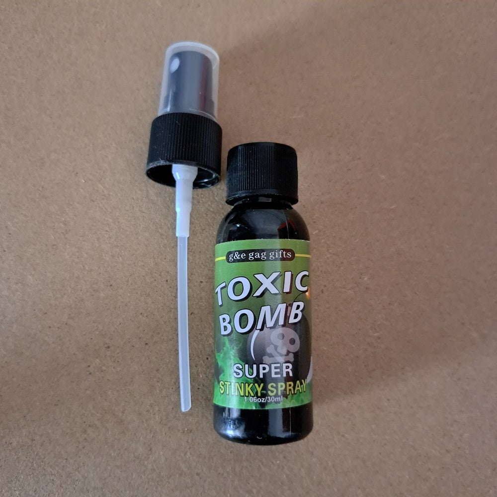 G&E Gag Gifts Fart Spray - Toxic Bomb - JokersWorld.co.uk