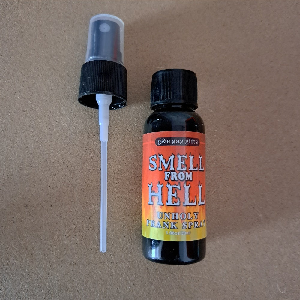 G&E Gag Gifts Fart Spray - Smell From Hell - JokersWorld.co.uk