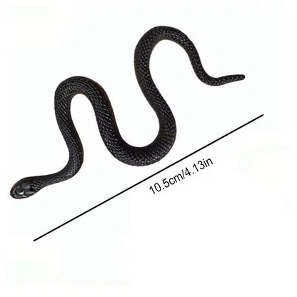 Mini Black Rubber Fake Snake - JokersWorld.co.uk