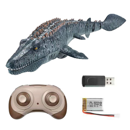 2.4G Wireless Remote Control Simulation Mosasaurus Water Toy Prank