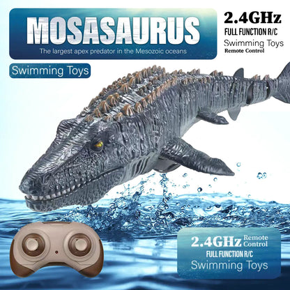 2.4G Wireless Remote Control Simulation Mosasaurus Water Toy Prank