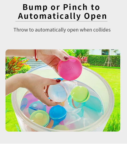 Water Injection Reusable Water Ball for Water Balloon Fight