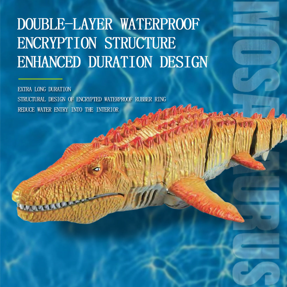 2.4G Wireless Remote Control Simulation Mosasaurus Water Toy Prank