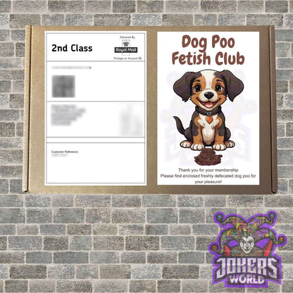 Dog Poo Fetish Club Prank Mail - Funny Practical Joke