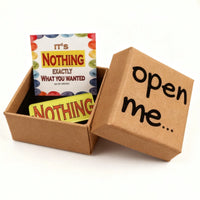 Nothing Keychain in a Gift Box