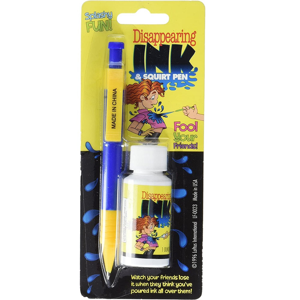 Loftus Disappearing Ink & Squirt Pen – Jokers World